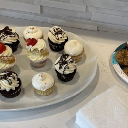Our residents are enjoying #nationaldessertday with cupcakes and cookies from @lilyofthevalleycupcakery Instagram post from @335balaapts on October 14, 2021 14:21:51pm